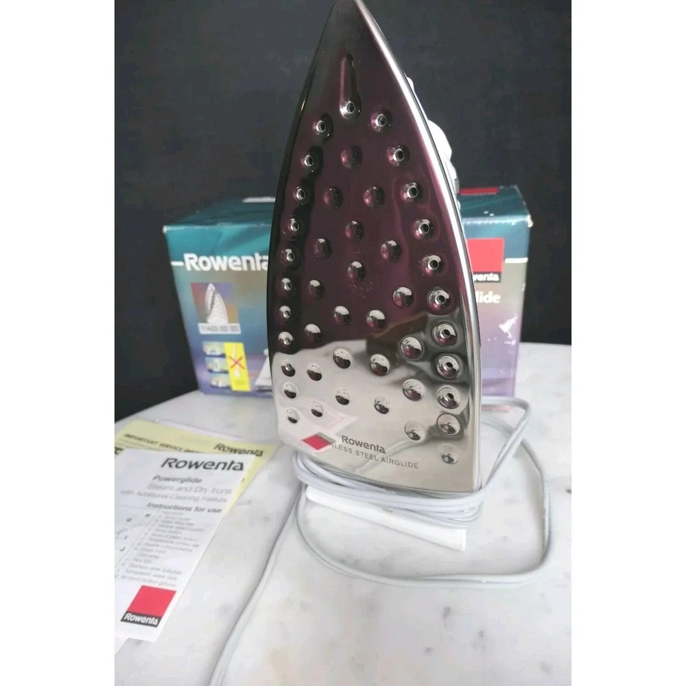 Rowenta Powerglide DE-07 Steam nd Dry Iron Open Box AutoOff Vertical Steam